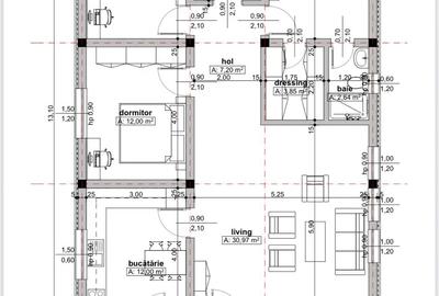 Vand casa parter la cheie Bradu proiect 2025-2026 - 3