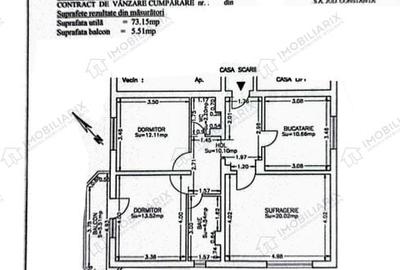 Apartament 3 camere - Etaj 4/8, zona Academiei Navale, Constanța - 4