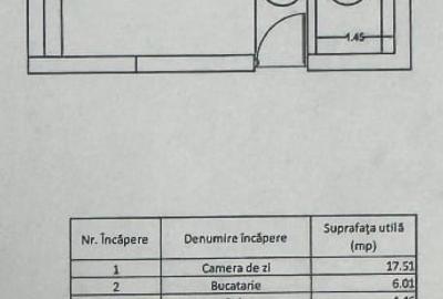 Garsonieră decomandată 36 mp, bloc  2020, complet mobilată și utilată - 3
