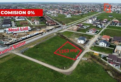 Teren Construcții intravilan de 1236 mp, în Moșnița Nouă