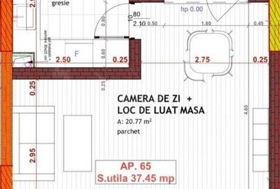 Apartament cu 2 camere decomandat în Florești - 7