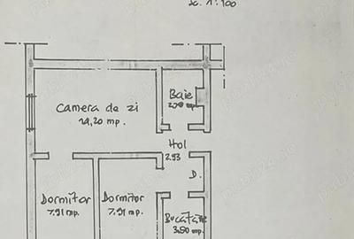 Apartament cu 3 camere semidecomandat în Periferie - 4