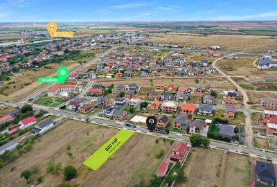 Teren Intravilan | 800 MP | Toate Utilitatile | Cartierul Primaverii | Comision - 4