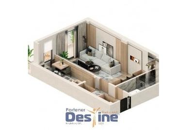 Comision 0 - Apartament cu o camera decomandat Valea Lupului. - 1