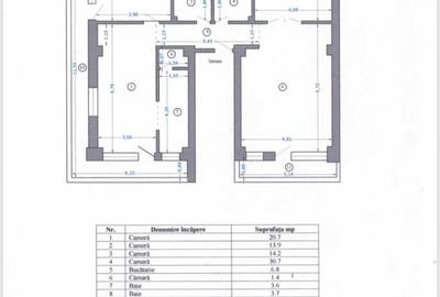 Apartament cu 4 camere decomandat în 1 Mai - 14