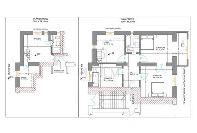 CENTRAL - 4 cam - Spatios - Curte interioara - Garaj - MODEL DEOSEBIT - 11