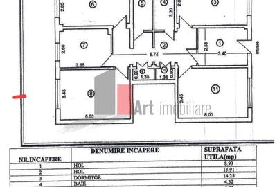 Ap 4 camere Giurgiu decomandat, parter - 2