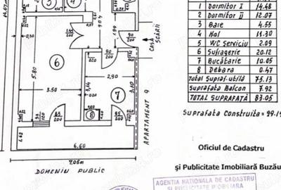 Apartament 3 camere decomandat 83 mp utili - 1