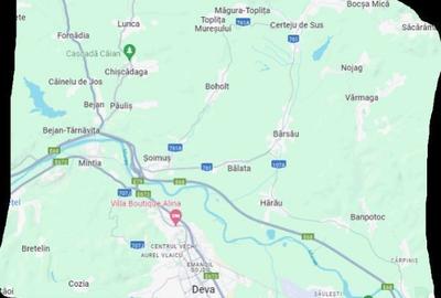 Vând teren extravilan 3060 mp-la 8 km nord DEVA, utilități în sat: apa, electricitate, fibră optică
