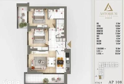 Apartament cu 3 camere în Industriilor - 3