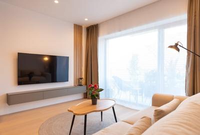 Inchiriez Apartament 2 camere Promenada, Aviatiei Tower, Bloc nou
