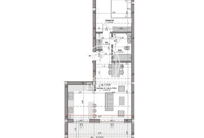 Ap. 2 camere, terasa 11.45 mp - aer conditionat  - la cheie - 5