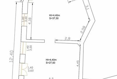 Spațiu comercial, de 107 mp, în Central