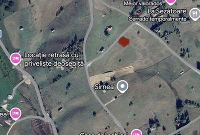 Teren de 1000 mp, în Fundata - 12