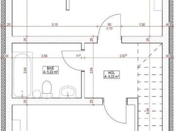 Duplex 4 camere Giroc. Terasa 17mp. Bucatarie inchisa. - 5