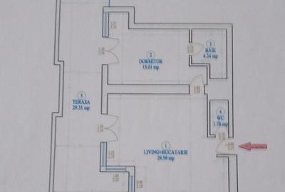 Apartament cu 2 camere semidecomandat, mobilat în Titan - 10