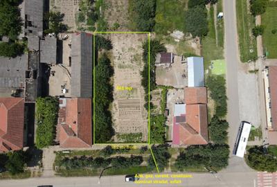 Teren Construcții intravilan de 663 mp, în Moșnița Nouă