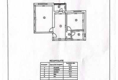 Apartament cu 2 camere decomandat în Central - 1