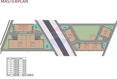 Teren logistic, PUZ aprobat, 7,63 ha, platforme + hale 23.396 mp. A0 - 3