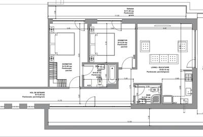 Dezvoltator - Ap 3 camere cu terasa in imobil tip Boutique zona Mosilor-Eminescu Dezvoltator - Ap 3 camere cu terasa in imobil tip Boutique zona Mosilor-Eminescu - 13