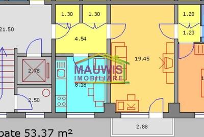 Apartament cu 2 camere semidecomandat în Baba Novac