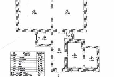 APARTAMENT SPATIOS 2 CAMERE IN CLADIRE ISTORICA TELEGRAFULUI - 2
