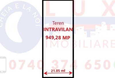 Teren de 950 mp, în E3 - 2