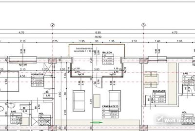 Apartament 3 camere de vanzare in Borhanci, Cluj Napoca - 9