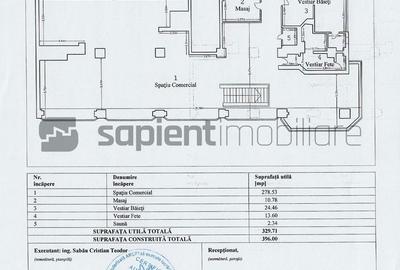 Spațiu comercial, de 357 mp, în Central - 2