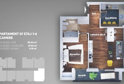 Apartament 2 cam | decomandat| bloc nou | Aparatorii Patriei - 10