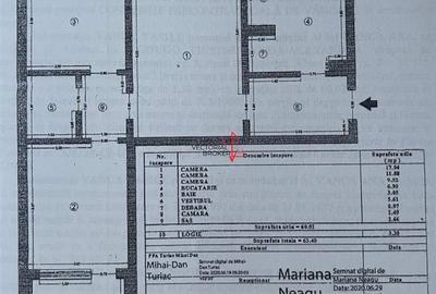 Apartament cu 3 camere semidecomandat, mobilat în Titan - 13