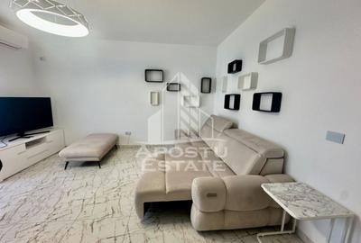 Apartament cu 2 camere semidecomandat, mobilat în Giroc