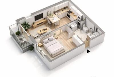 Apartament cu 2 camere decomandat în Ferdinand - 2