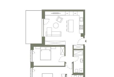 Apartament cu 3 camere decomandat în Vest - 7
