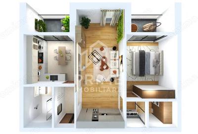 APARTAMENT 3 CAMERE | 69 MP| BLOC NOU | CETATE ZONA EXCLUSIVISTA - 3