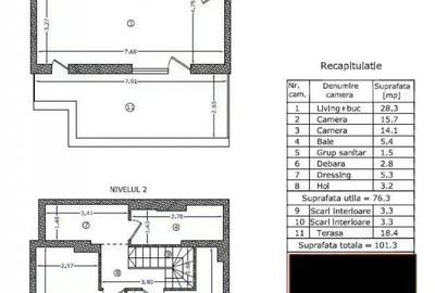 Duplex 3 camere The Suburb Buftea - 12