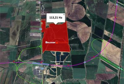 113,21 ha in nordul Aradului, la iesirea de pe drumul expres - 1