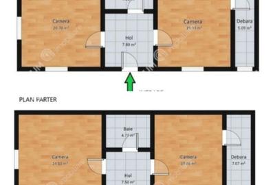 Casă cu 4 camere în Lazaret - 2