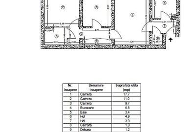 Apartament cu 3 camere semidecomandat în Titan - 11