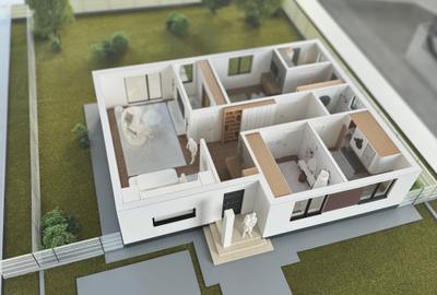 CASA INDIVIDUALA PE PARTER, CURTE 510 MP, PARCARE, SOS PIPERA-TUNARI - 3