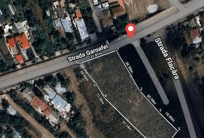 Teren intravilan de 2550 mp, în Cornetu
