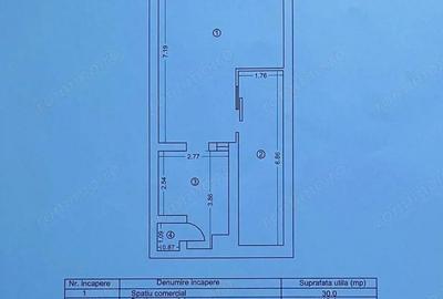 Spațiu comercial, de 52 mp, în Ultracentral