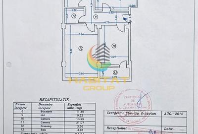 Apartament cu 2 camere decomandat, mobilat în 13 Septembrie - 11