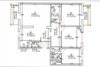 Apartament cu 4 camere decomandat în Exterior Vest - 2