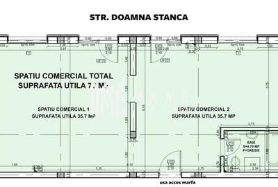 Spatiu Comercial I 72 mp I 4 Vitrine I Doamna Stanca - 2