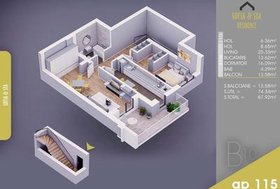 2 camere Finalizat parcare gratuita  Pallady 10 min Metrou Nicolae Teclu - 2