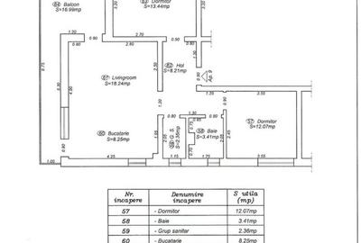 Apartament cu 3 camere, bloc nou, etajul 2,Dumbravita - 5