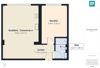 Apartament cu 2 camere decomandat, mobilat în Dumbrăvița - 7