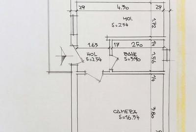 Garsonieră decomandată, mobilată în Mărăști
