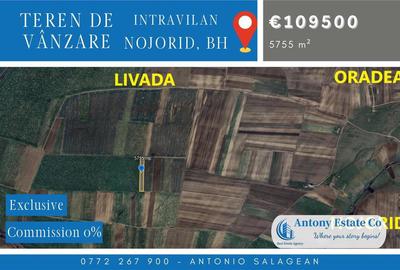 Teren de 5755 mp, în Nojorid - 2